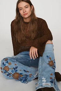 Driftwood Marlena High-Rise Wide-Leg Jeans