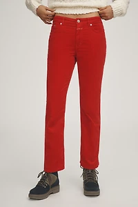 Closed Milo Corduroy High-Rise Wide-Leg Crop Jeans