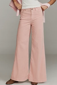 Closed Glow-Up Corduroy High-Rise Flare Jeans