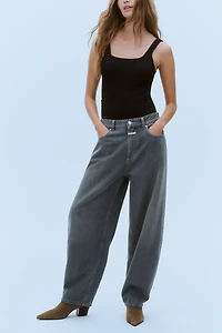 Closed Jazzie High-Rise Barrel-Leg Jeans