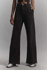 Pistola Penny Utility High-Rise Wide-Leg Jeans