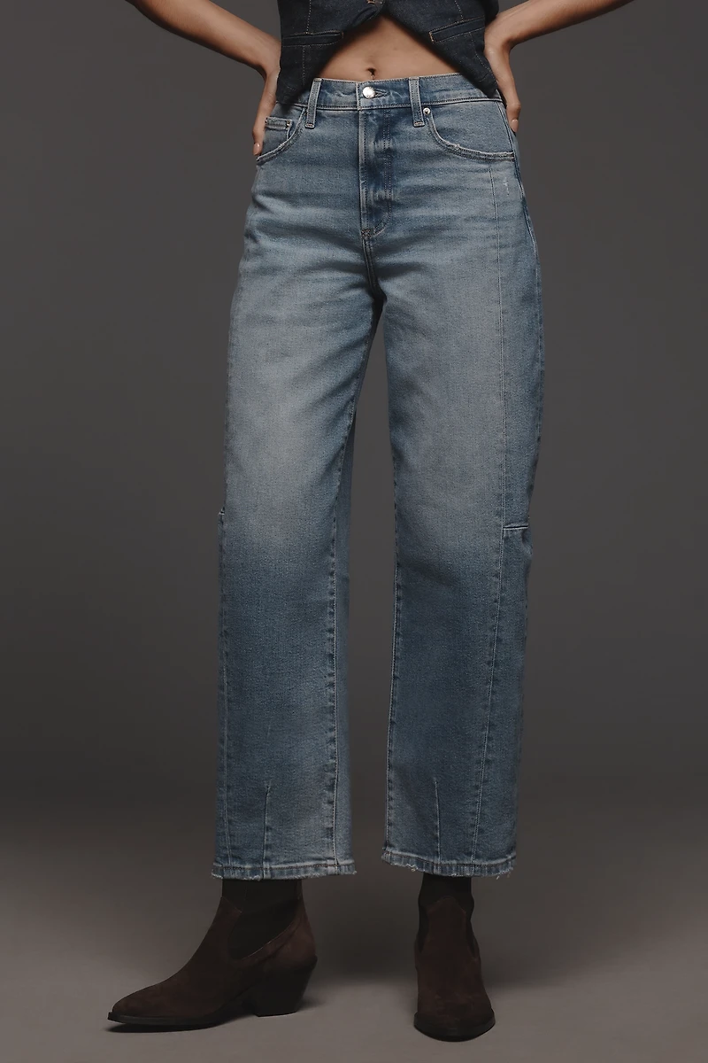 Pistola Eli High-Rise Taper Barrel Crop Jeans