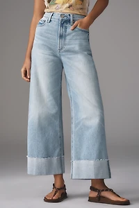Pistola Lana High Rise Ultra-Wide-Leg Cuffed Jeans