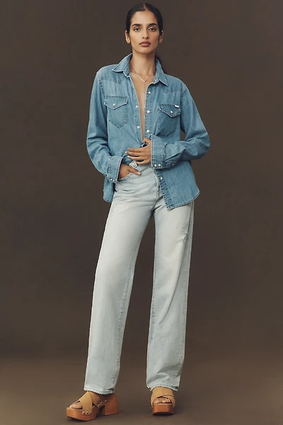 Pistola Cassie High-Rise Straight-Leg Jeans