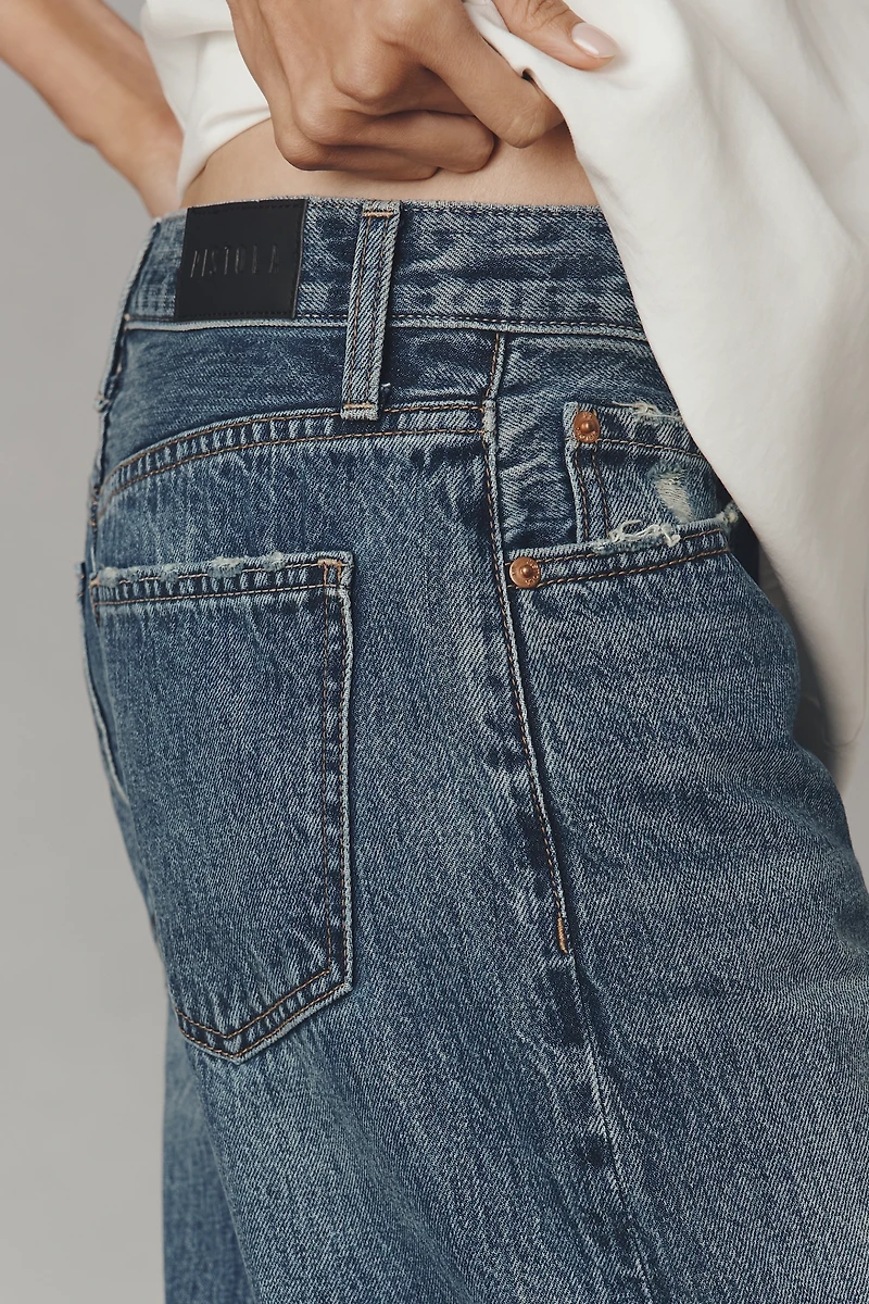 Pistola Lexi Petite Mid-Rise Straight Jeans