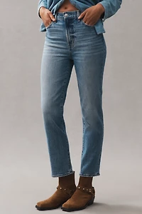 Pistola Bri High-Rise Ankle Straight-Leg Jeans