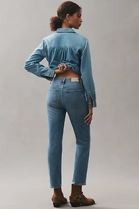 Pistola Bri High-Rise Ankle Straight-Leg Jeans