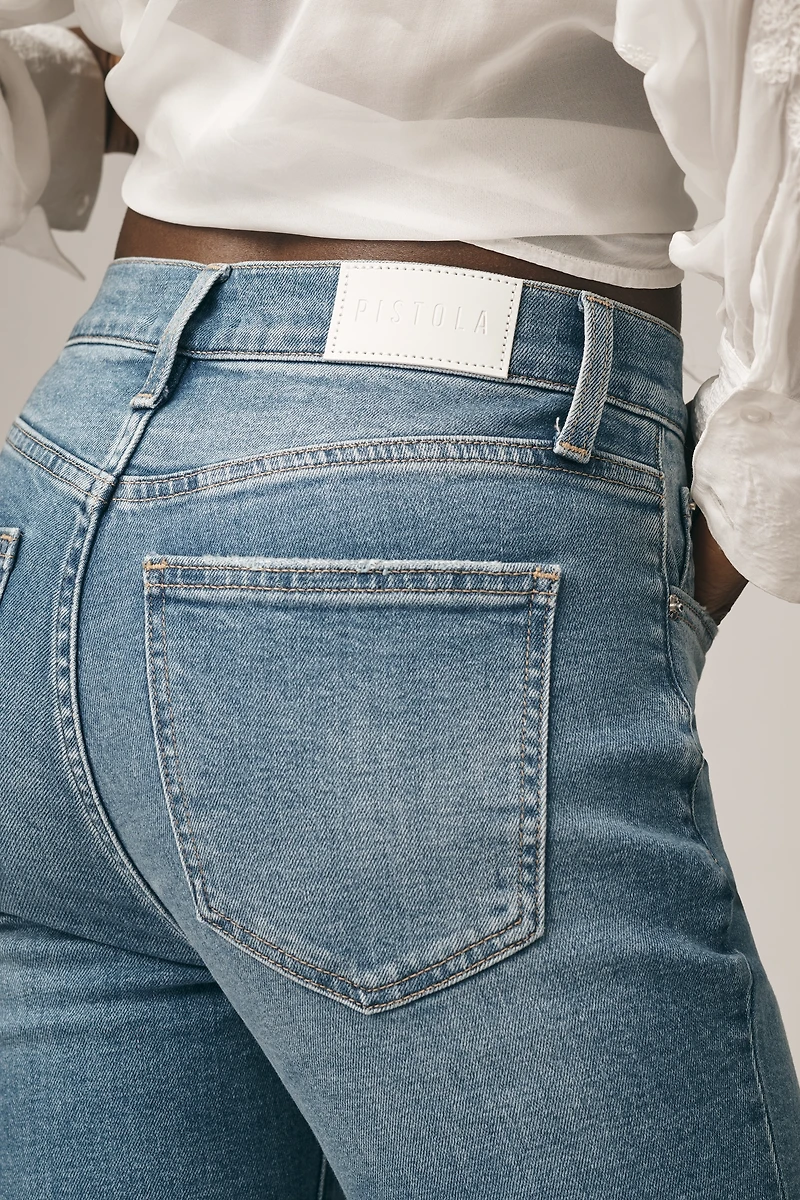 Pistola Lennon High-Rise Crop Flare Jeans