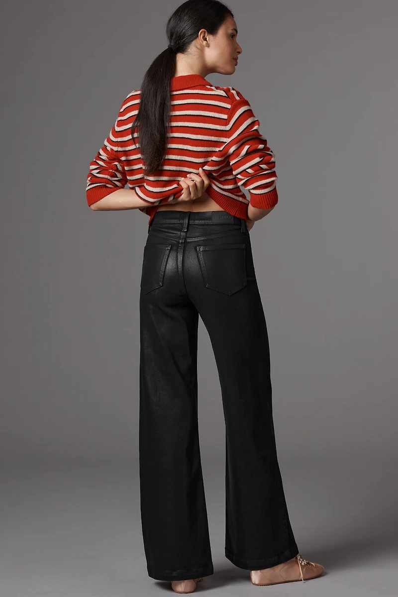 Pistola Lana High-Rise Wide-Leg Coated Jeans