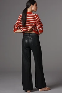 Pistola Lana High-Rise Wide-Leg Coated Jeans