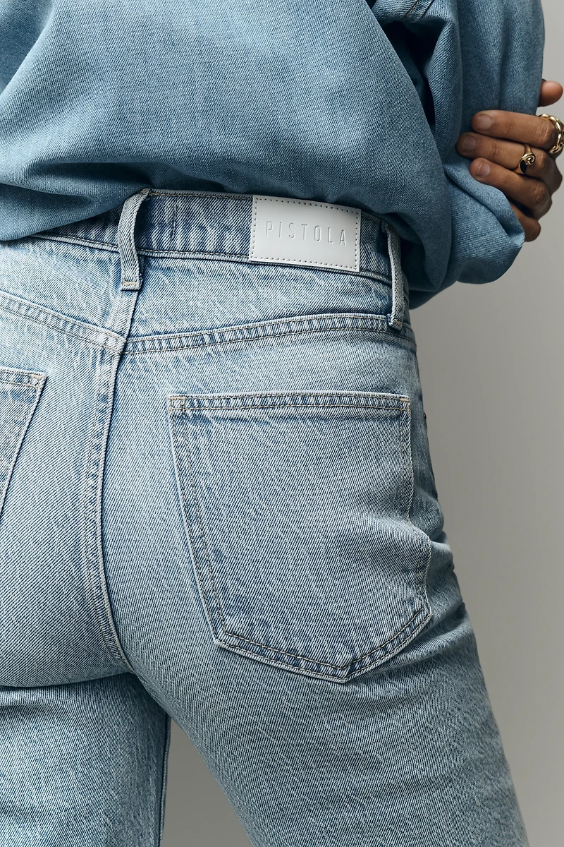 Pistola Bri High-Rise Straight-Leg Jeans
