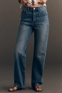Pistola Cassie High-Rise Straight-Leg Jeans