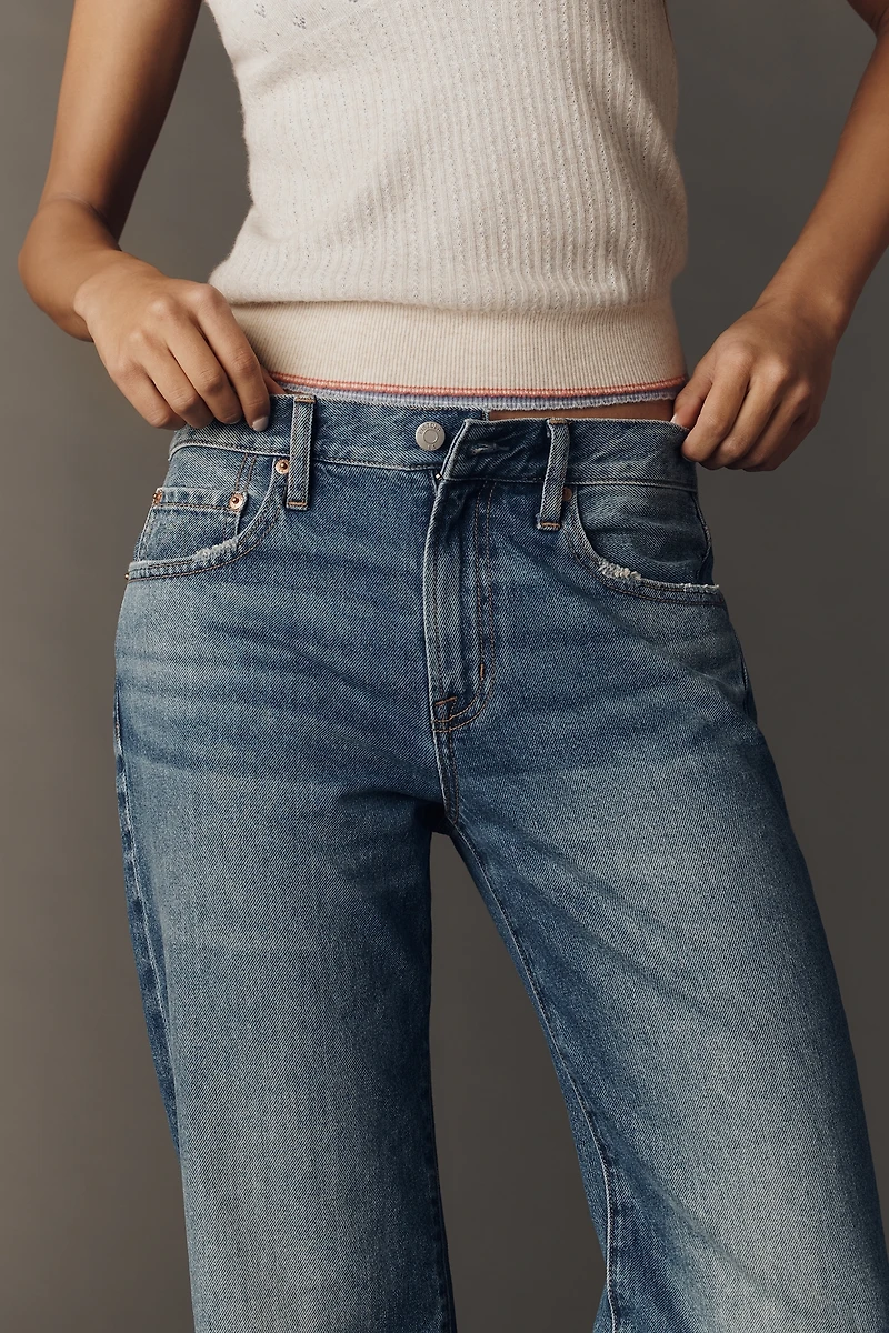 Pistola 100% Cotton Issa Mid-Rise Relaxed Straight-Leg Jeans