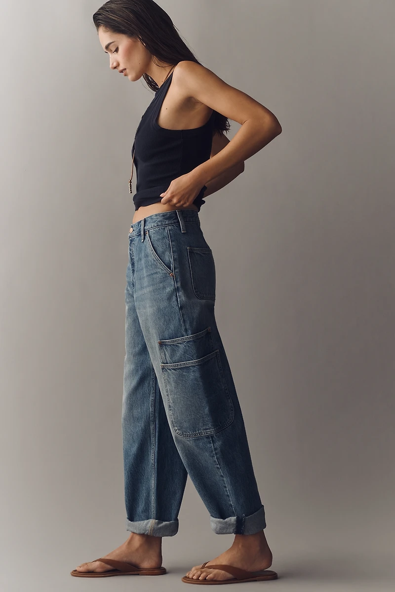 Pistola Sonny High-Rise Cuffed Barrel Jeans