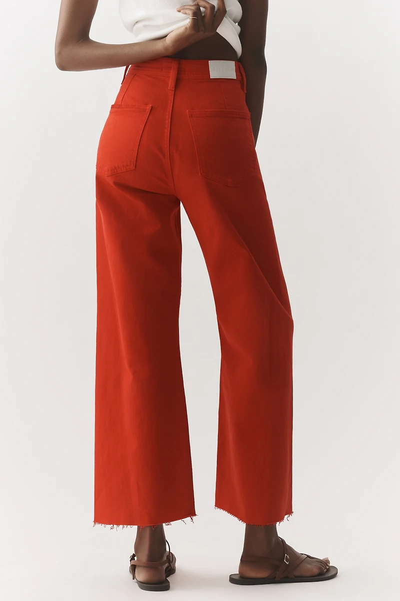 Pistola Penny High Rise Crop Wide Leg Jeans
