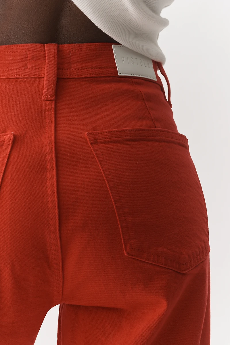 Pistola Penny High Rise Crop Wide Leg Jeans