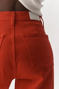 Pistola Penny High Rise Crop Wide Leg Jeans