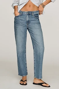 Pistola Aleks Crop Mid-Rise Straight Jeans