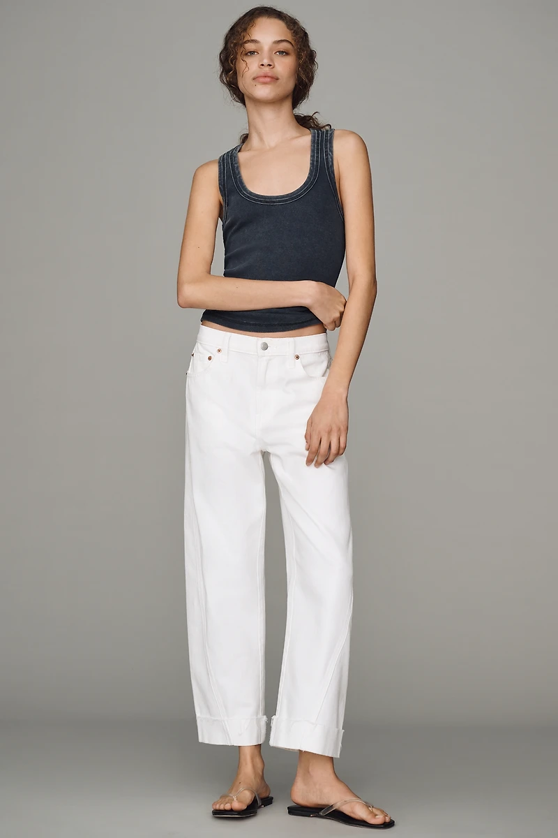 Pistola Kacey Cotton High-Rise Relaxed Jeans