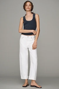 Pistola Kacey Cotton High-Rise Relaxed Jeans