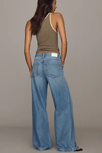 Pistola Jadyn High-Rise Wide-Leg Drawstring Jeans