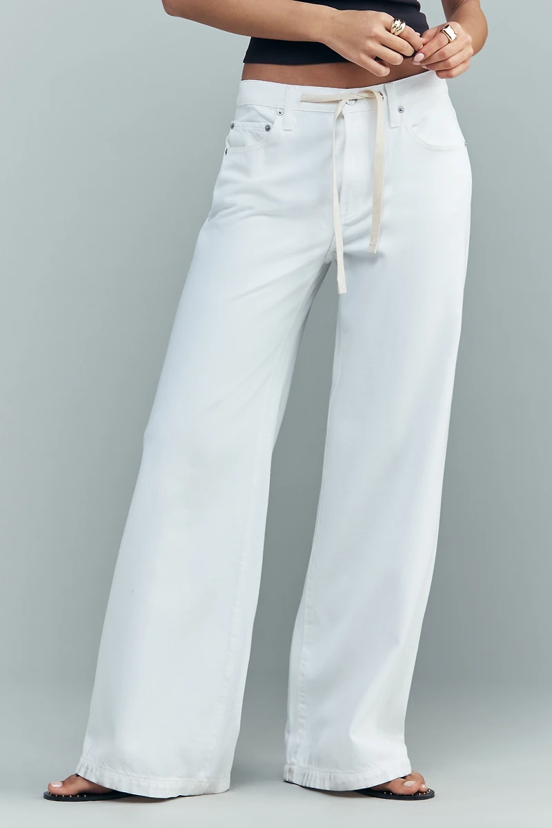 Pistola Jadyn High-Rise Drawstring Wide-Leg Jeans