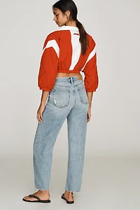 Pistola Wes High-Rise Tapered-Leg Jeans