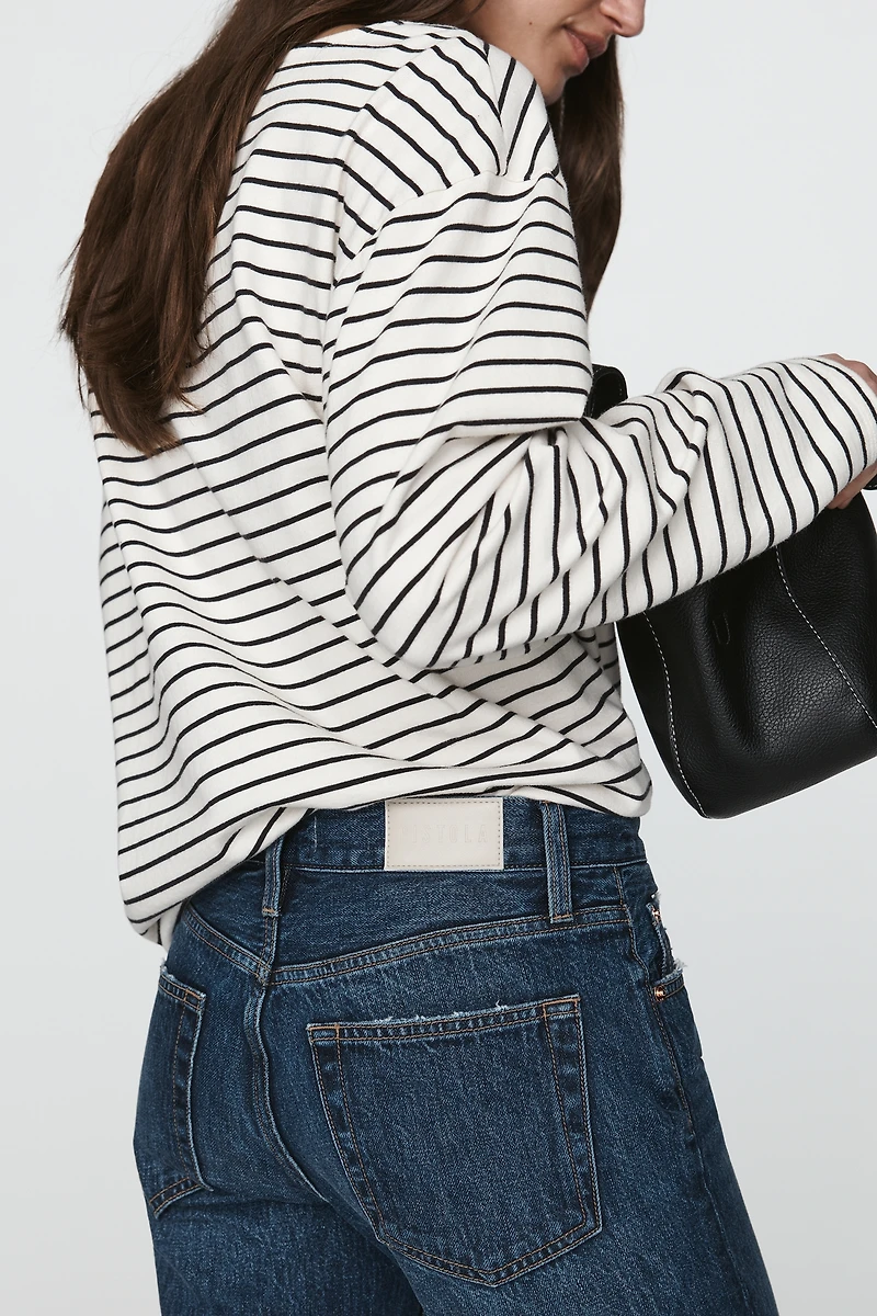 Pistola Issa Mid-Rise Straight Jeans