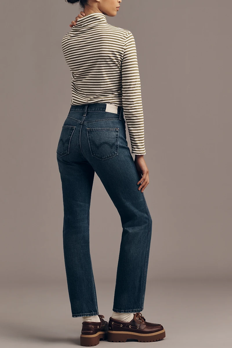 Edwin Kadence High-Rise Straight-Leg Jeans