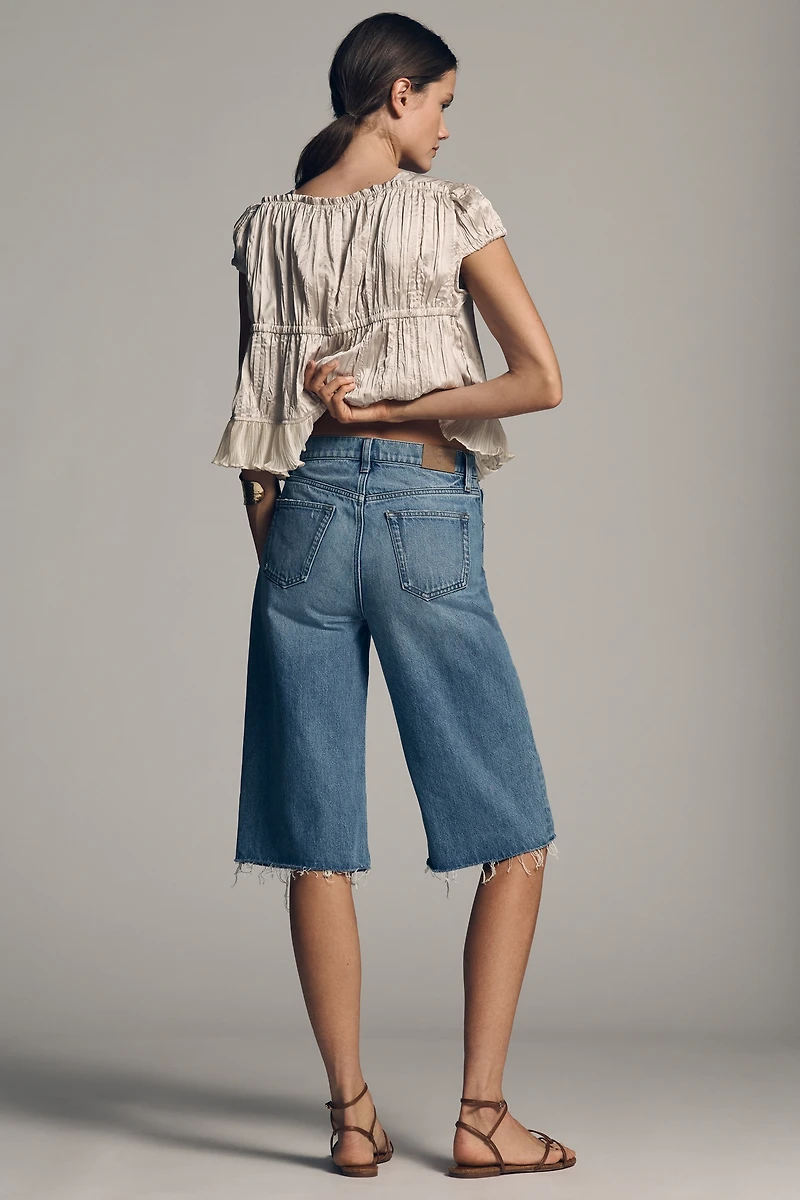 Edwin Charlie High-Rise Culotte Jeans