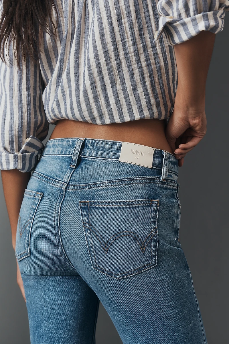 Edwin Lark Ankle Mid-Rise Bootleg Jeans