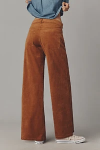 Pilcro Low-Rise Wide-Leg Jeans