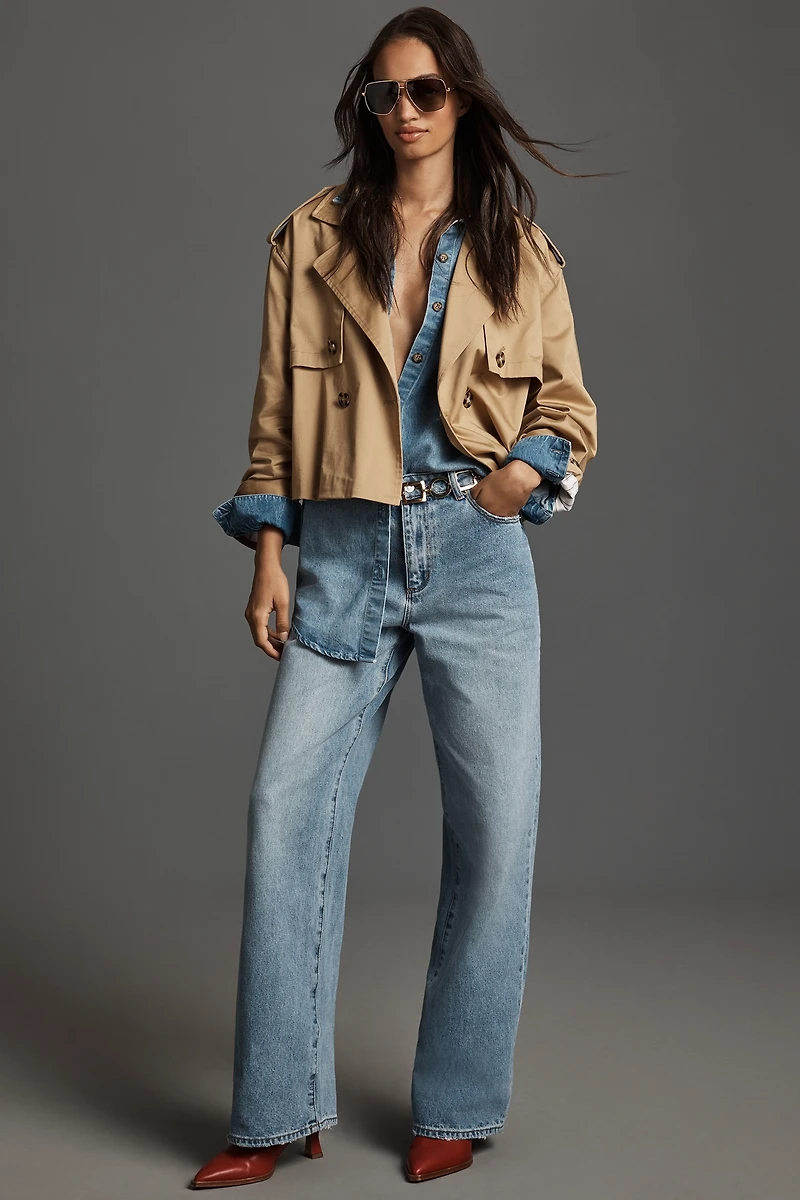 Rolla's Kate Mid-Rise Baggy Relaxed Jeans