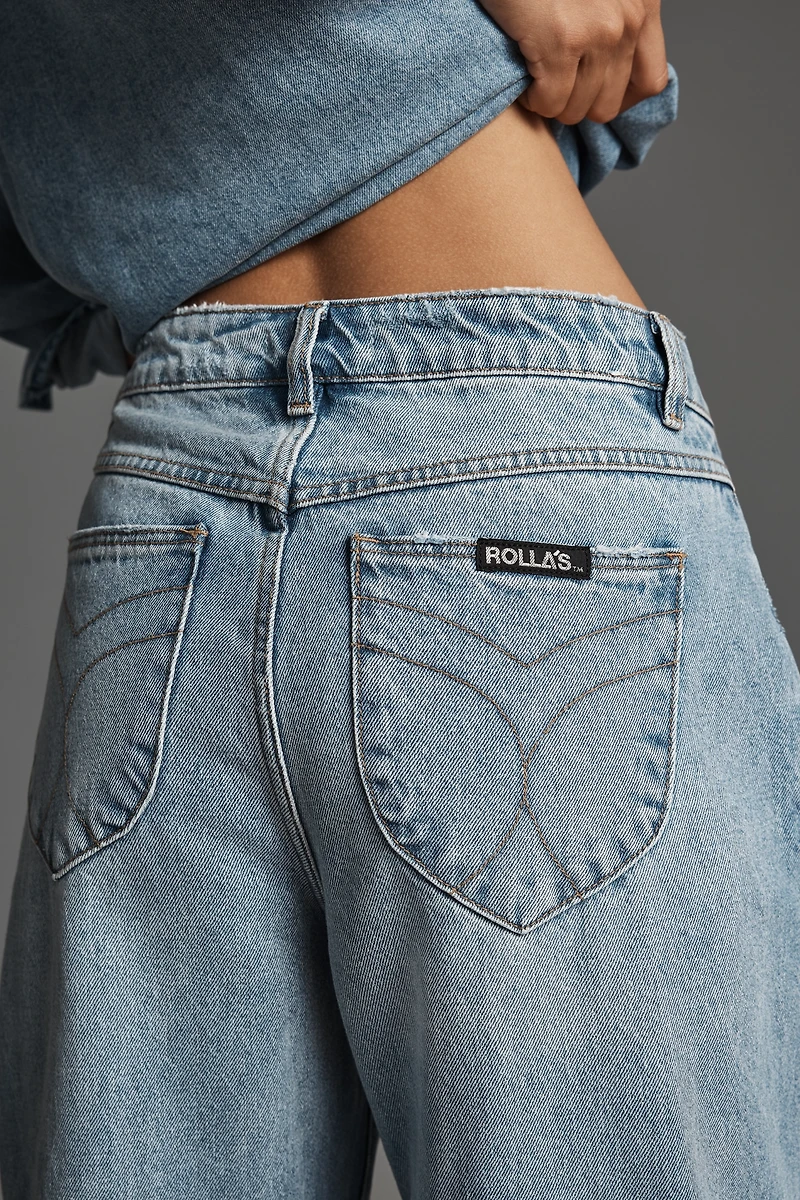 Rolla's Kate Mid-Rise Baggy Relaxed Jeans