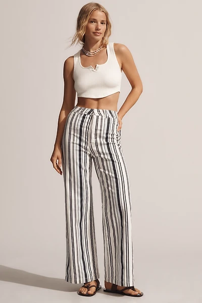 Rolla's Sailor High-Rise Crop Wide-Leg Jeans