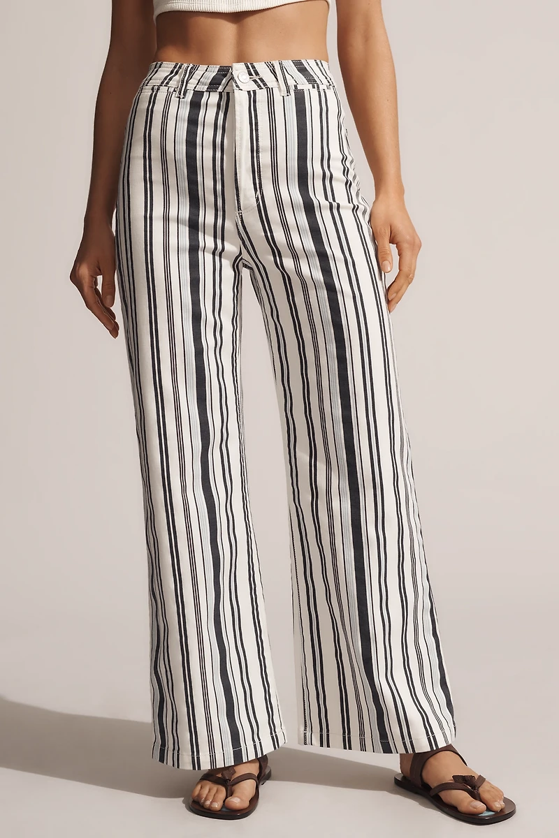 Rolla's Sailor High-Rise Crop Wide-Leg Jeans