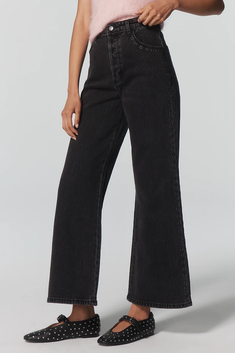 Rolla's Sailor Scoop High-Rise Wide-Leg Jeans