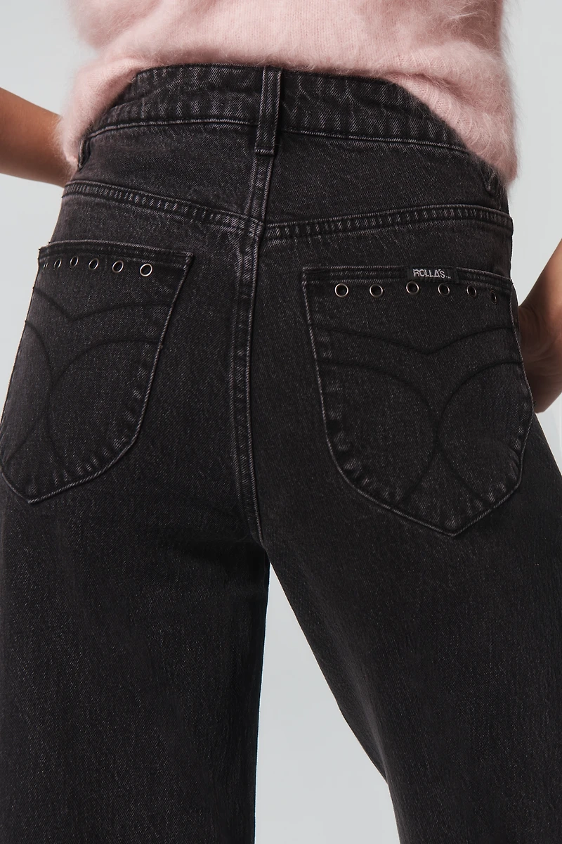 Rolla's Sailor Scoop High-Rise Wide-Leg Jeans