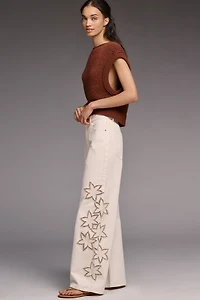 Rolla's Sailor Cotton High-Rise Relaxed Wide-Leg Jeans