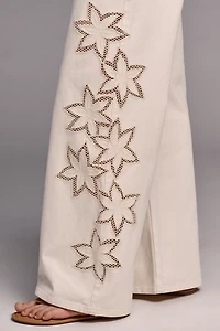 Rolla's Sailor Cotton High-Rise Relaxed Wide-Leg Jeans