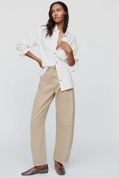 Rolla's Arc High-Rise Barrel-Leg Jeans