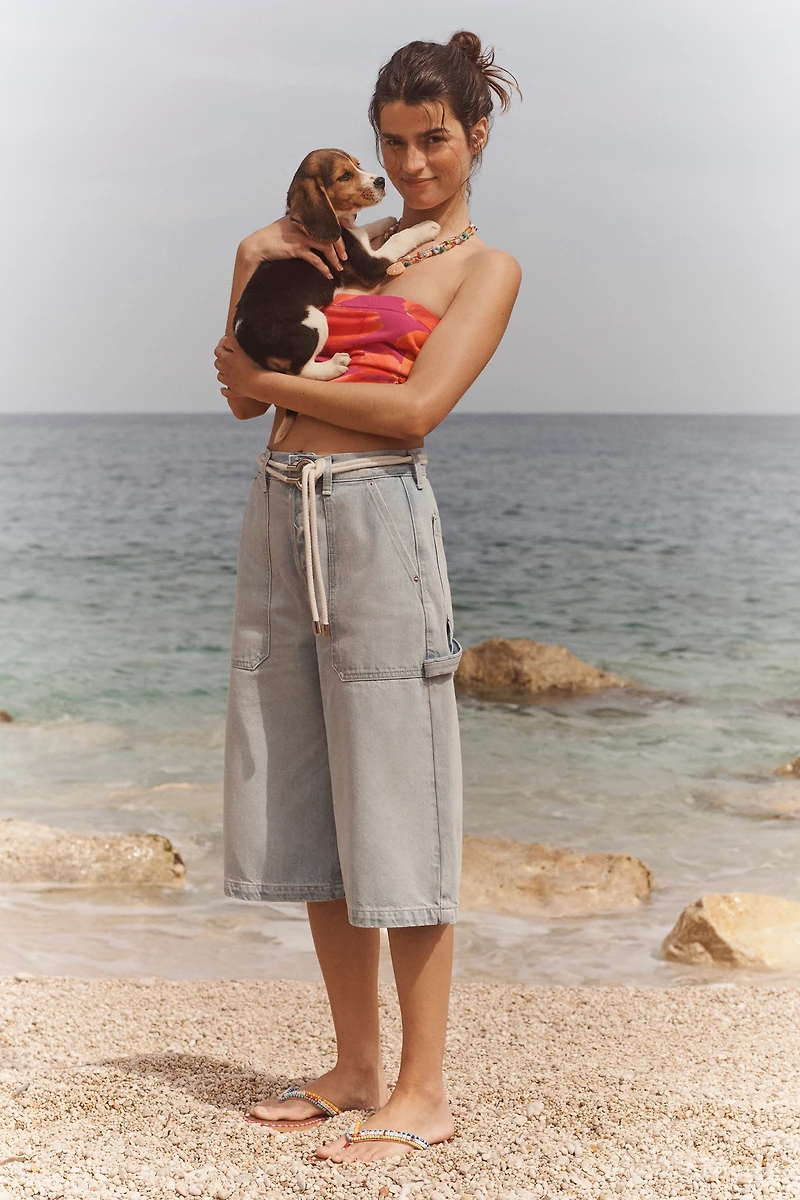 Ética Cedar Mid-Rise Utility Culotte Pants