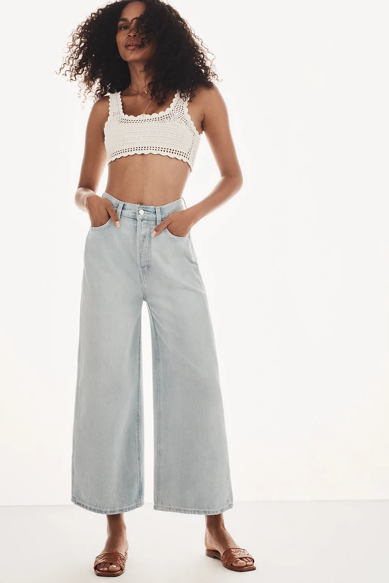 Ética Marley Ultra High-Rise Baggy Wide-Leg Jeans