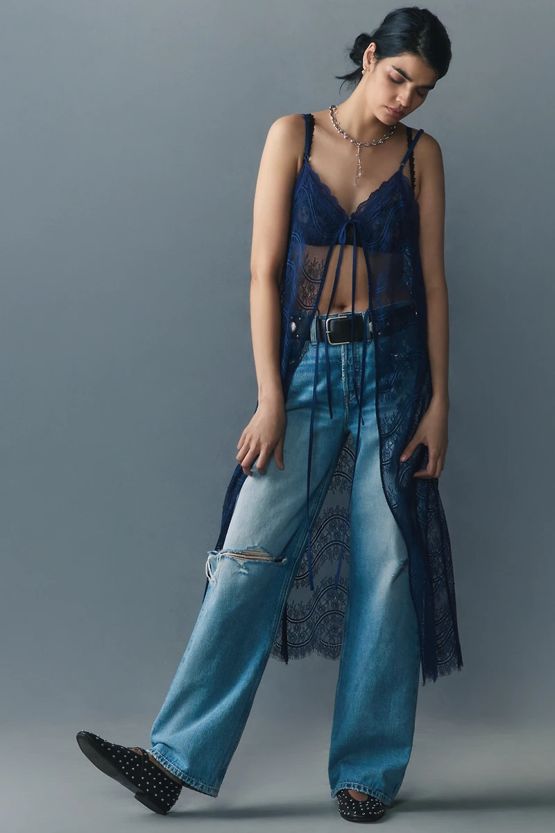 Ética Stanton Mid-Rise Relaxed Wide-Leg Jeans