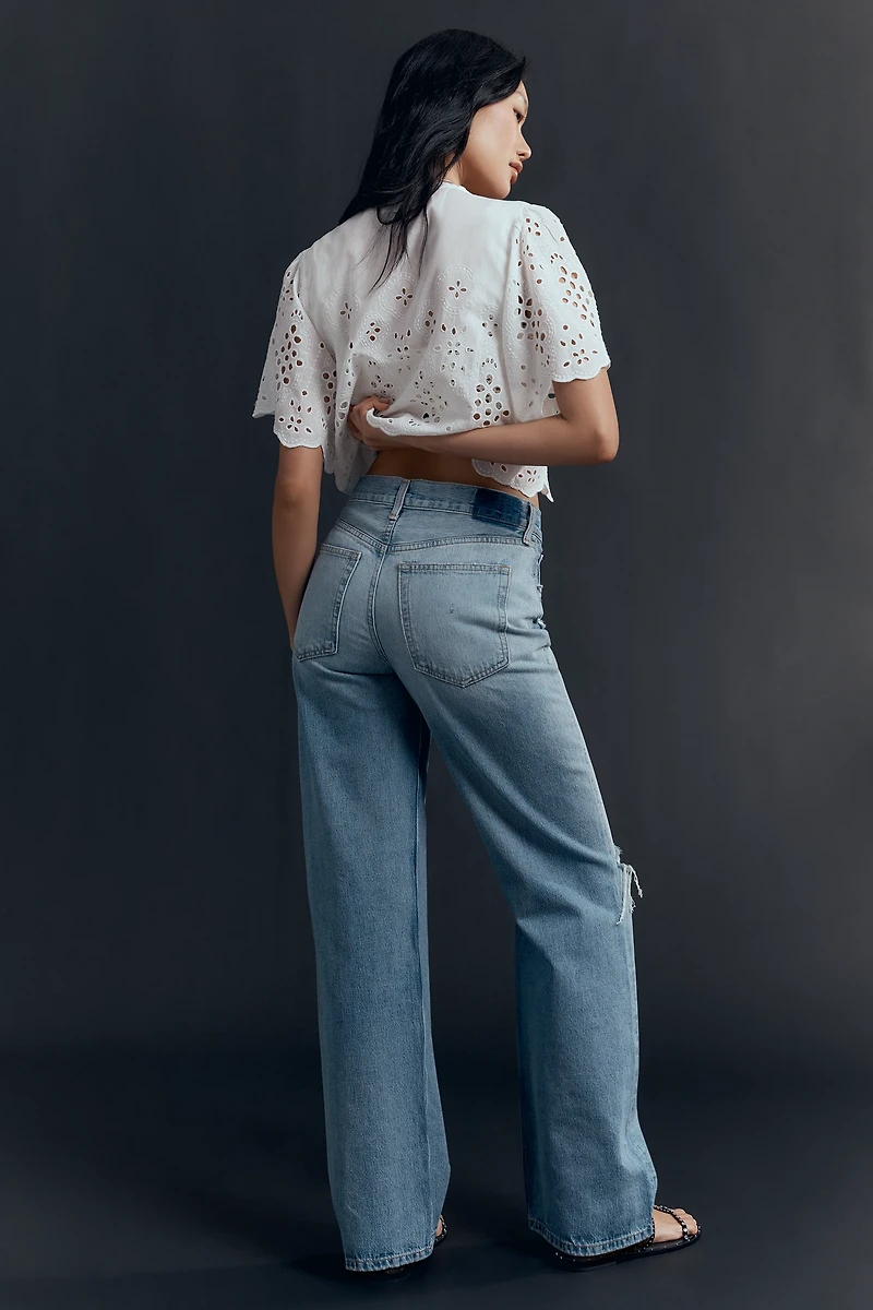 Ética Stanton Mid-Rise Relaxed Wide-Leg Jeans