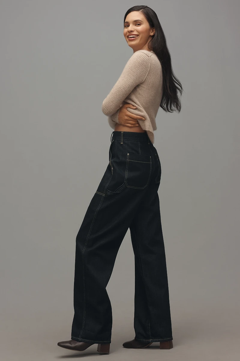Ética Anson Utility High-Rise Barrel Jeans