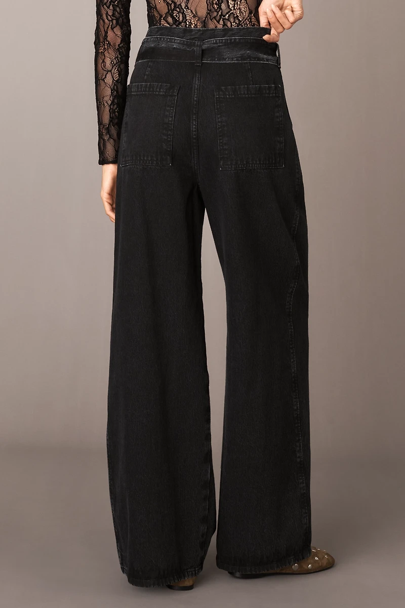 Ética Holmes High-Rise Wide-Leg Jeans