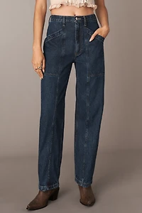 Etica Ellie High-Rise Utility Barrel Jeans