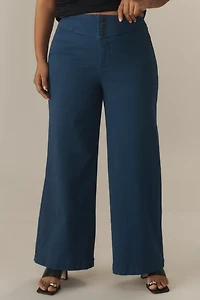 Universal Standard Plus Charlie High-Rise Wide-Leg Jeans