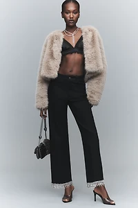 En Saison Leah Petite Rhinestone Jeans